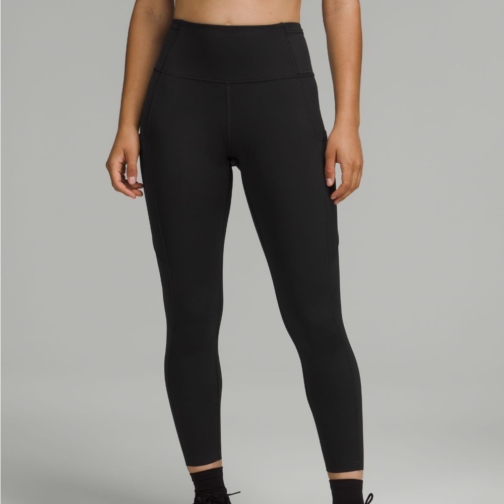 Lululemon high waisted black leggings size 4